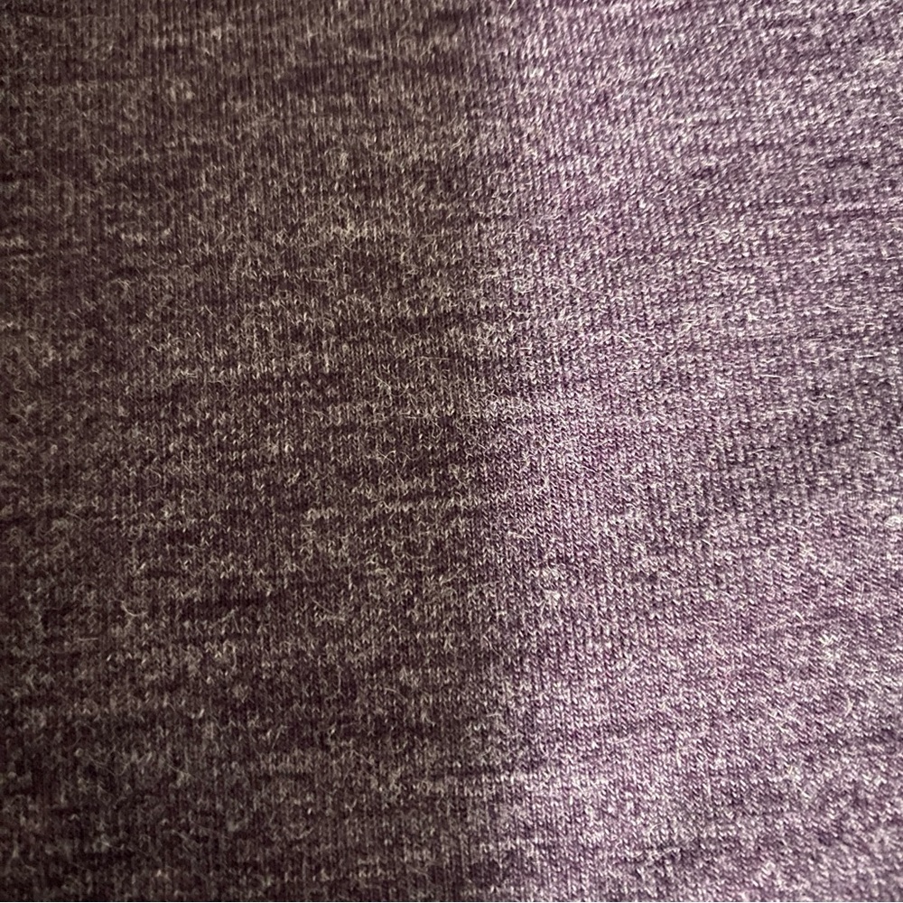 Workshop Republic 2X Plum Zip Front Tunic High Low Hem Stretch Top Plus - Picture 5 of 10